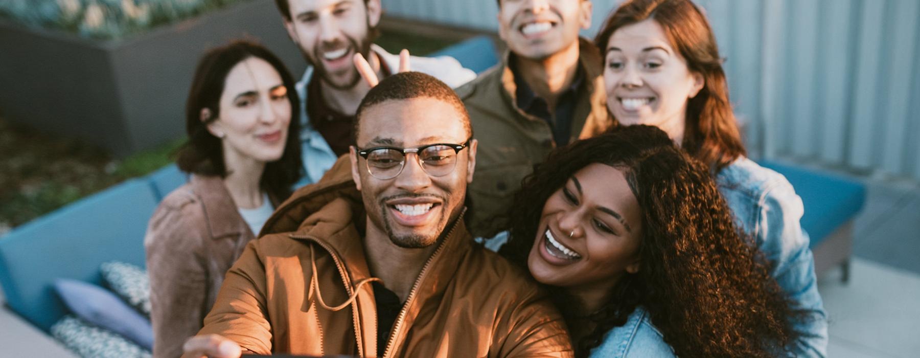 The essence of exceptional living a group of people posing for a photo